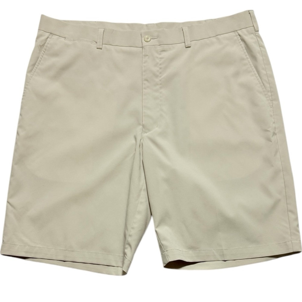 PGA tour 38 Men's Tan Shorts Wrinkle Free 9.5”